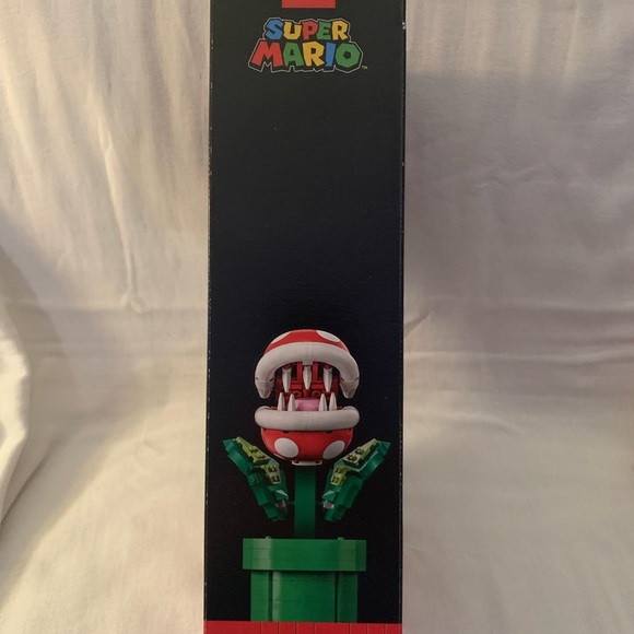NIB LEGO Super Mario Piranha Plant Set - Red, Green, White - Picture 2 of 5